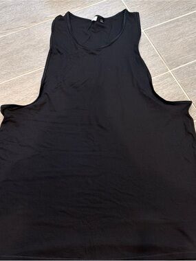 Men's Black Sleeveless Tank Top LSKD Medium